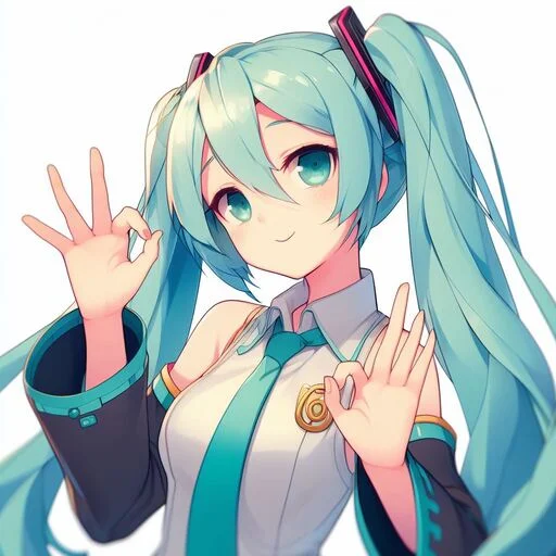👌 Стикер «VOLT Hatsune Miku» для Telegram