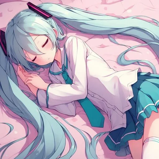 😴 Стикер «VOLT Hatsune Miku» для Telegram