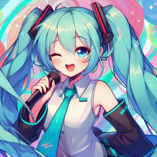 😉 Стикер «VOLT Hatsune Miku» для Telegram