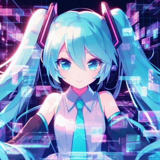 👾 Стикер «VOLT Hatsune Miku» для Telegram