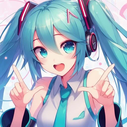 👍 Стикер «VOLT Hatsune Miku» для Telegram