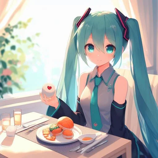 🥧 Стикер «VOLT Hatsune Miku» для Telegram
