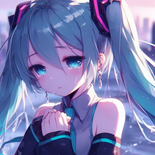 😭 Стикер «VOLT Hatsune Miku» для Telegram