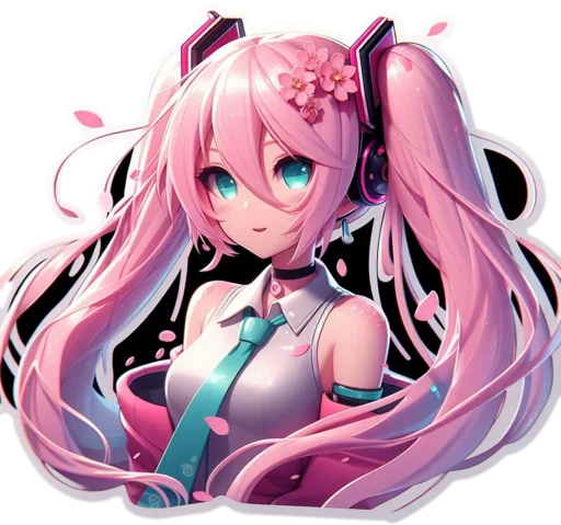 🌸 Стикер «VOLT Hatsune Miku Part 2» для Telegram