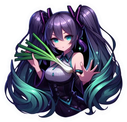 🧅 Стикер «VOLT Hatsune Miku Part 2» для Telegram