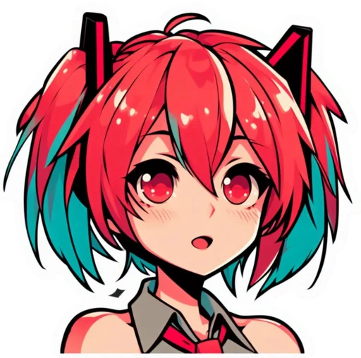 😯 Стикер «VOLT Hatsune Miku Part 2» для Telegram