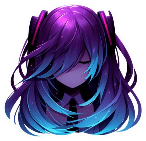 Стикерпак VOLT Hatsune Miku Part 2 для Telegram