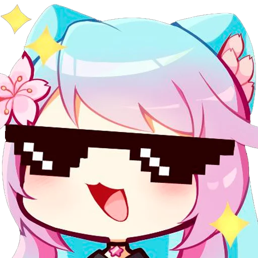 😎 Стикер «VShojo memes» для Telegram