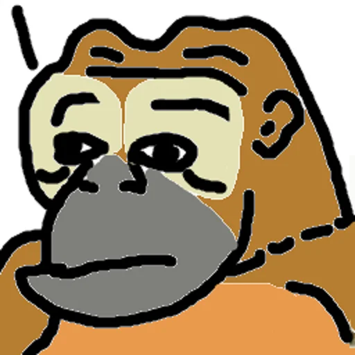🐵 Стикер «DA» для Telegram