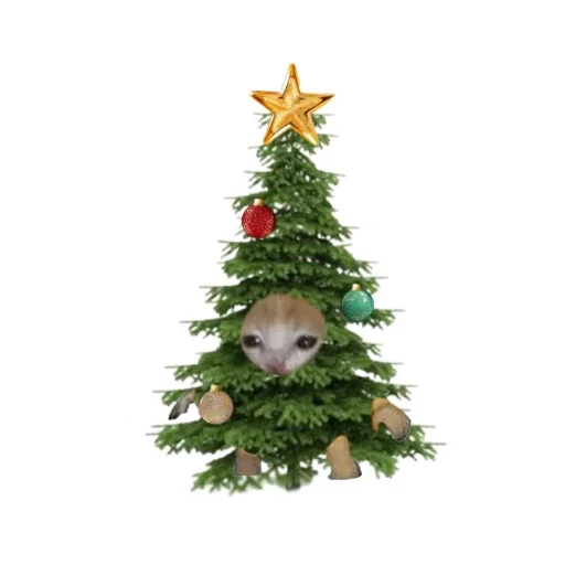 🐱 Стикер «Всратыш и Новый Год» для Telegram