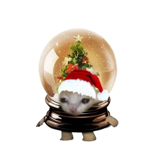 🐱 Стикер «Всратыш и Новый Год» для Telegram