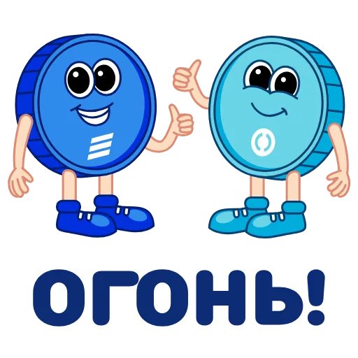 🔥 Стикер «ВТБ и Открытие» для Telegram
