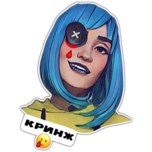 Стикерпак Coraline для Telegram