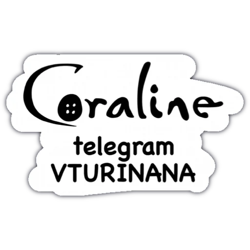 🌠 Стикер «Coraline» для Telegram