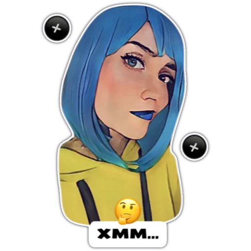 😵‍💫 Стикер «Coraline» для Telegram