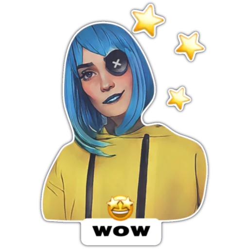 🤩 Стикер «Coraline» для Telegram