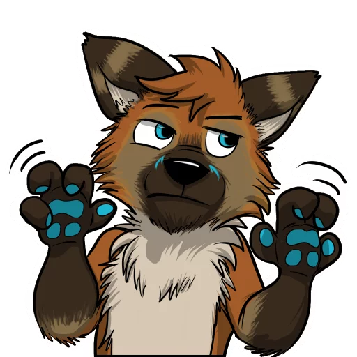 ✌ Стикер «Vulan Fox» для Telegram