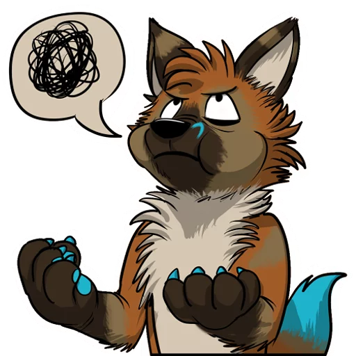 😡 Стикер «Vulan Fox» для Telegram