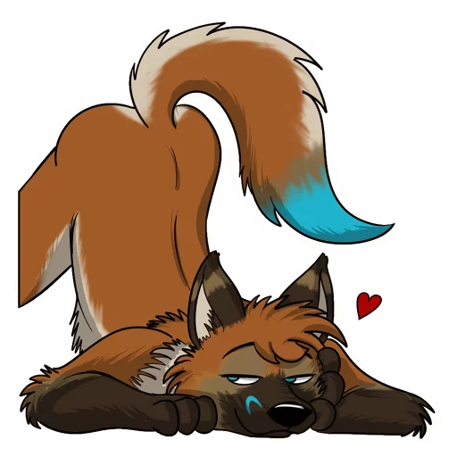 🍑 Стикер «Vulan Fox» для Telegram
