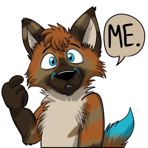 👆 Стикер «Vulan Fox» для Telegram