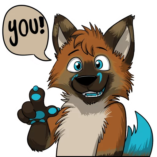 👇 Стикер «Vulan Fox» для Telegram