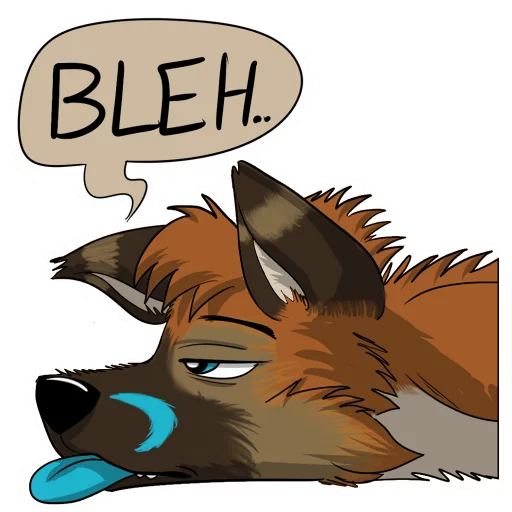 😵 Стикер «Vulan Fox» для Telegram