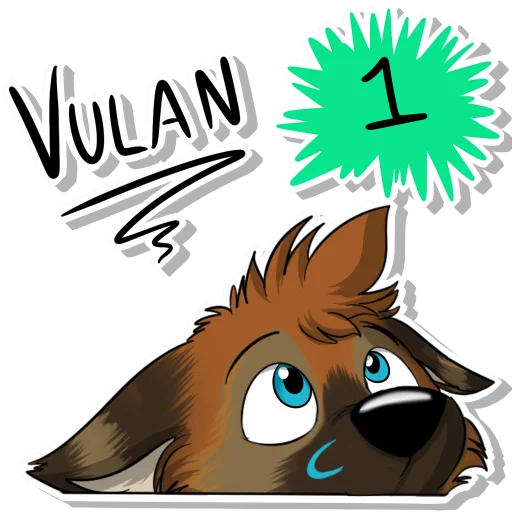 Стикерпак Vulan Fox для Telegram