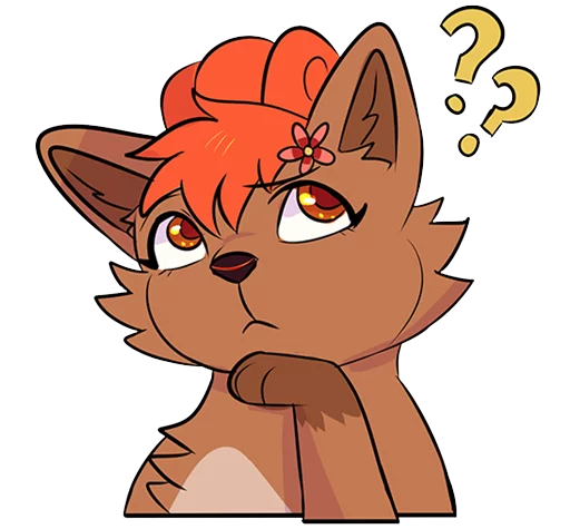 😯 Стикер «vulpix» для Telegram