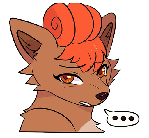 😠 Стикер «vulpix» для Telegram
