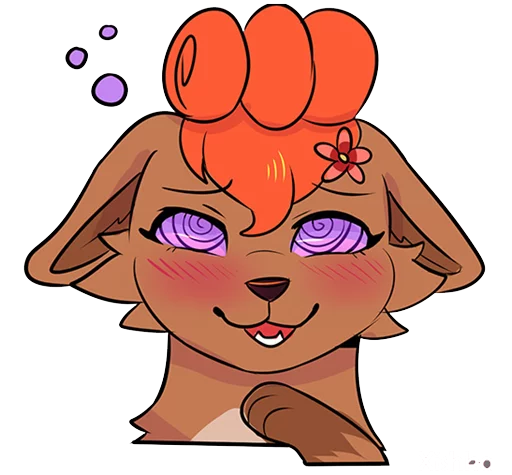 ❤ Стикер «vulpix» для Telegram