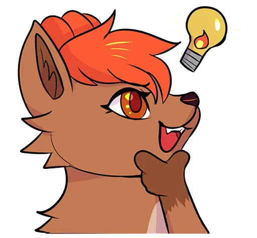 😌 Стикер «vulpix» для Telegram