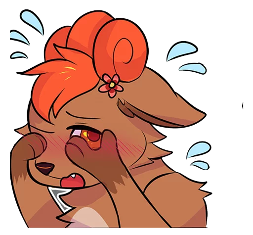☺ Стикер «vulpix» для Telegram