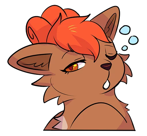 😴 Стикер «vulpix» для Telegram