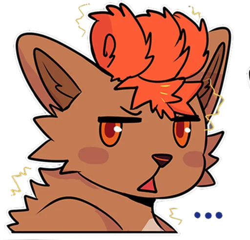 😔 Стикер «vulpix» для Telegram