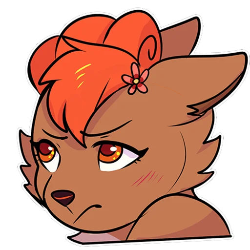 ☹️ Стикер «vulpix» для Telegram