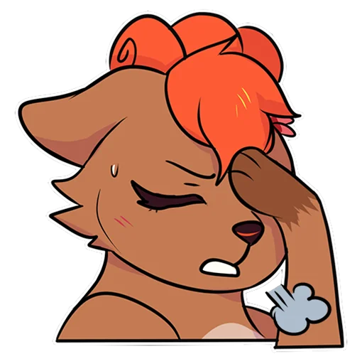 😓 Стикер «vulpix» для Telegram