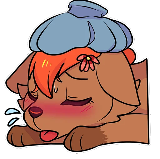 😷 Стикер «vulpix» для Telegram