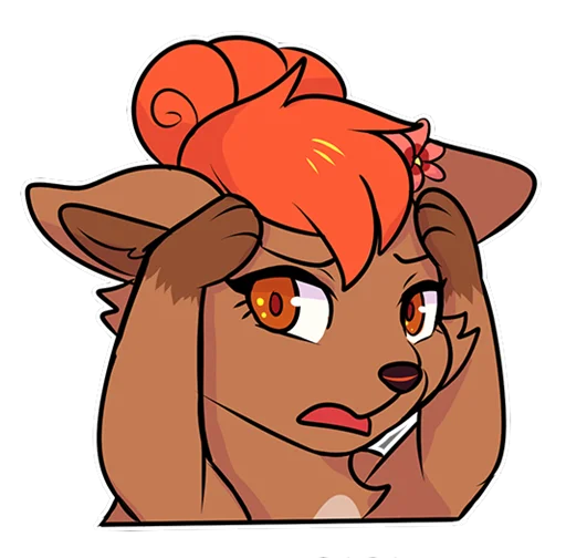 😑 Стикер «vulpix» для Telegram