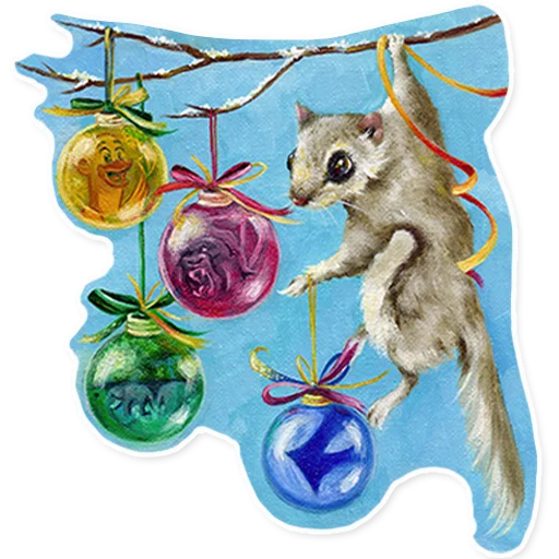 🎄 Стикер «Vulpino» для Telegram