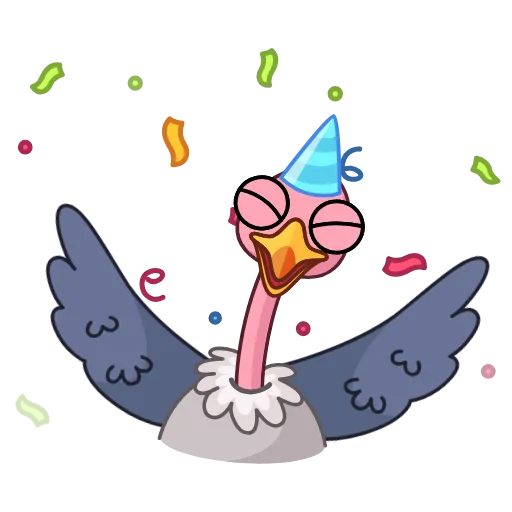 🥳 Стикер «Стервятник» для Telegram