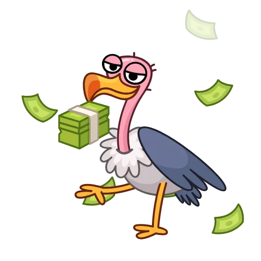 🤑 Стикер «Стервятник» для Telegram