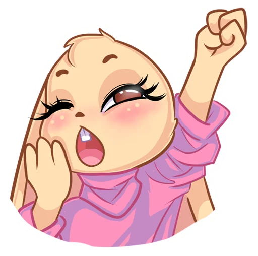 😴 Стикер «Rabbit?» для Telegram