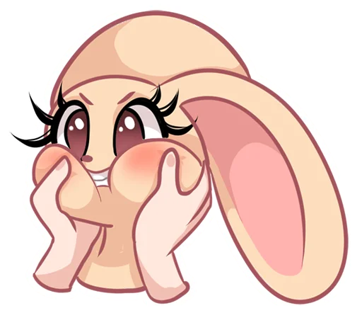 😐 Стикер «Rabbit?» для Telegram