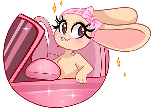 🚗 Стикер «Rabbit?» для Telegram
