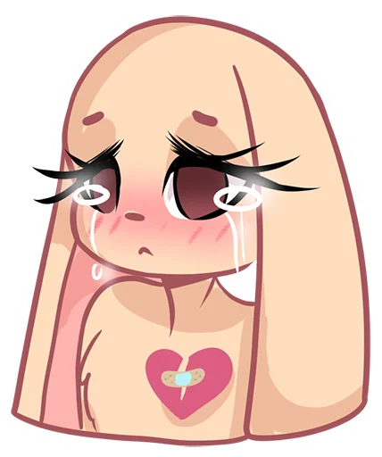 😢 Стикер «Rabbit?» для Telegram