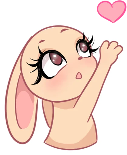 ❤ Стикер «Rabbit?» для Telegram