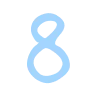8⃣ Эмодзи «Синие буквы, иконки астрологии, таблички с текстом» для Telegram