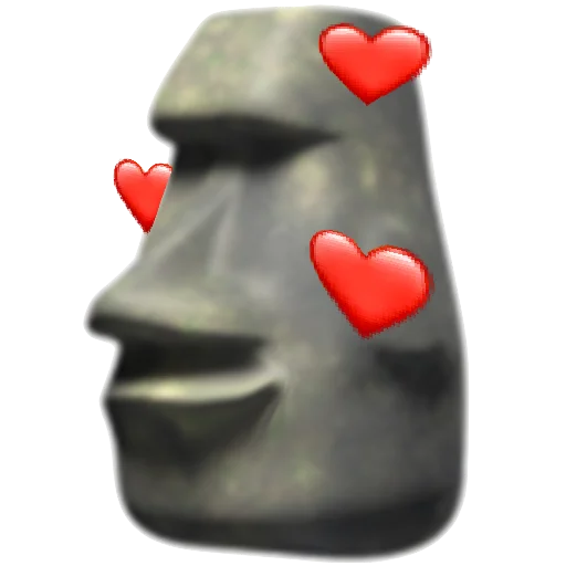 🥰 Стикер «Каменные бошки» для Telegram