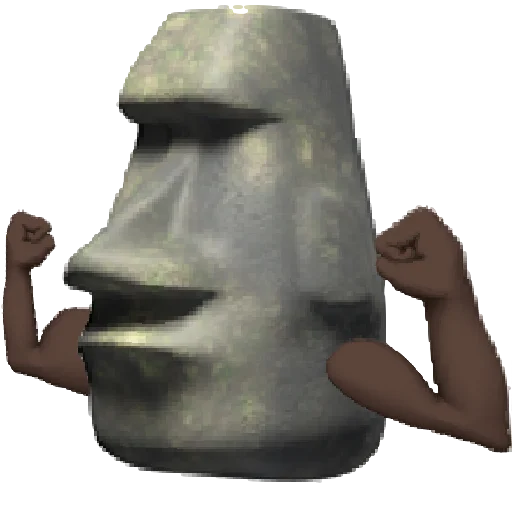🗿 Стикер «Каменные бошки» для Telegram