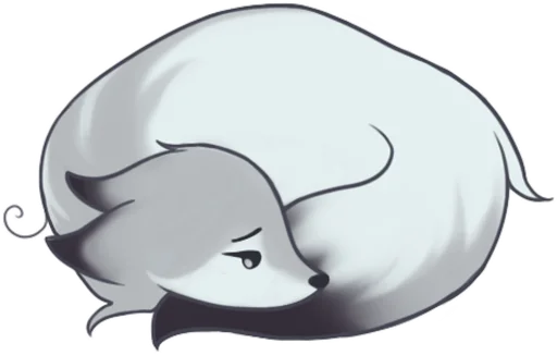 😞 Стикер «Winter Fox v.7» для Telegram